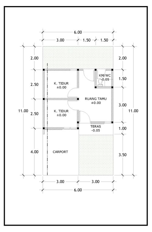 Layout Tipe 30 (subsidi)